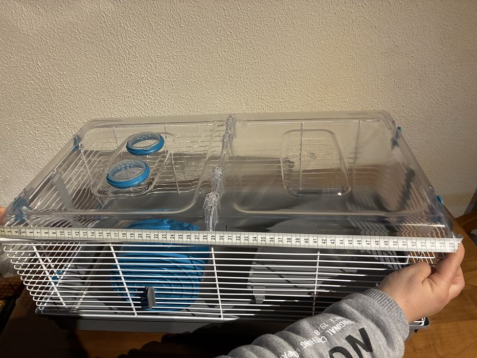 Gaiola usada para hamster ou gerbo