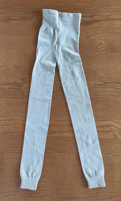 Calzedonia beżowe getry, rajstopy bez stóp