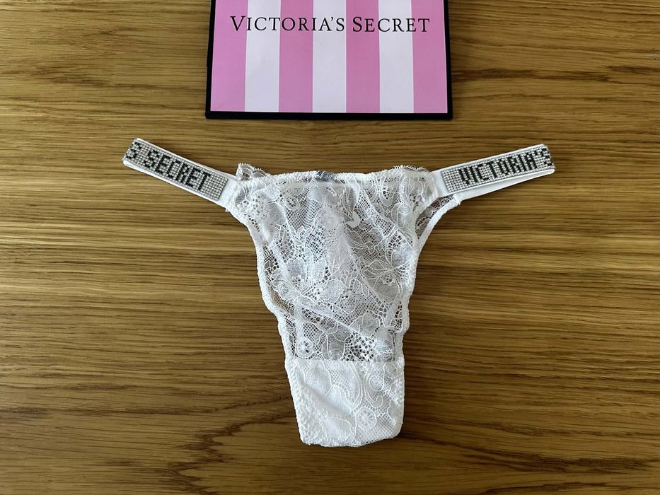 NOWE majtki Victoria’s Secret rozmiar S / M, cyrkonie
