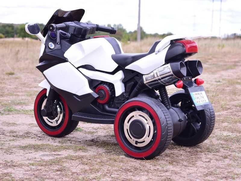 BAWIBUS.PL motorek MOTOR ŚCIGACZ 3 kołowy na akumulator jeździk auto