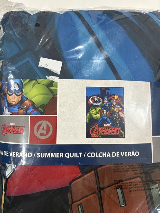 Colcha da marvel