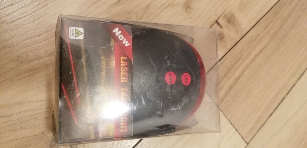 Lampa rowerowa tylna z laserem