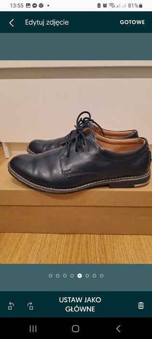 Garnitur komunijny Stan-dar 134 + buty+ zaproszenia komunijne