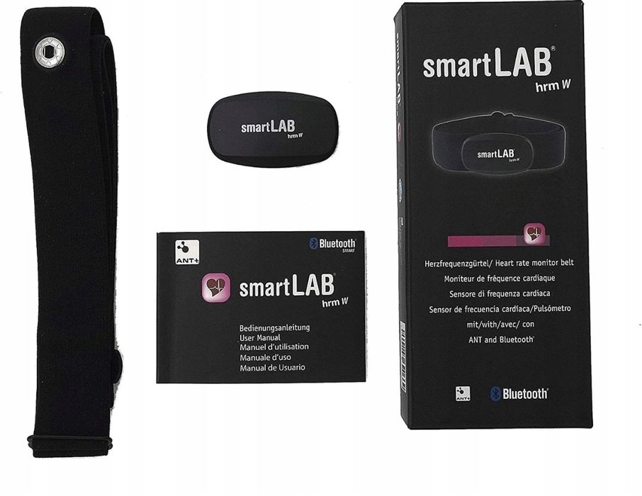 Nowy smartLAB hrm W pulsometr pas piersiowy/pasek Bluetooth i ANT