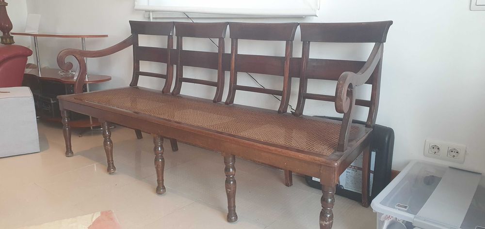 Canapé palhinha c/ ou s almofadas