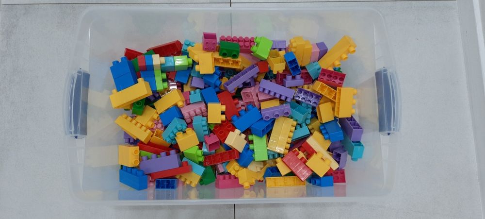 Duzy zestaw klocków bez pudła