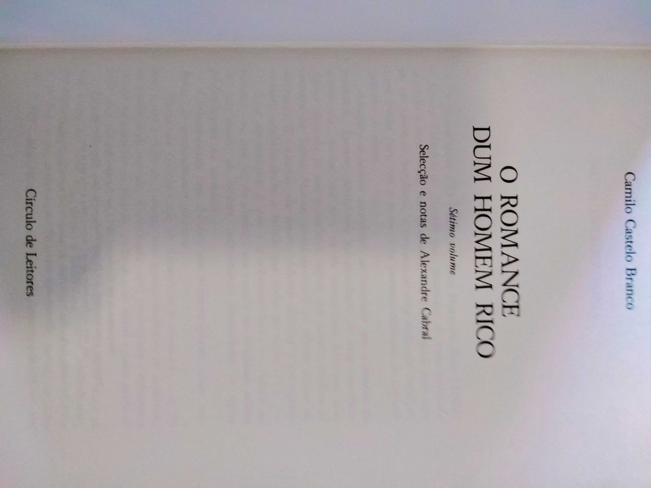 Livros Camilo Castelo Branco
