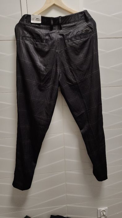 Spodnie Slazenger Golf r. 32 krata NOWE Fit Hydro Cool