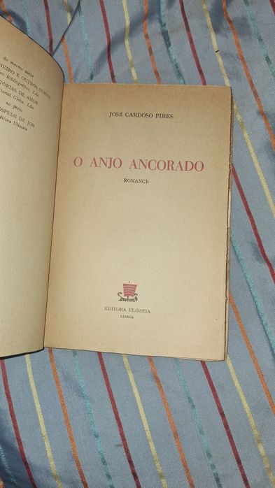 José Cardoso Pires anjo ancorado 1 edição raro
