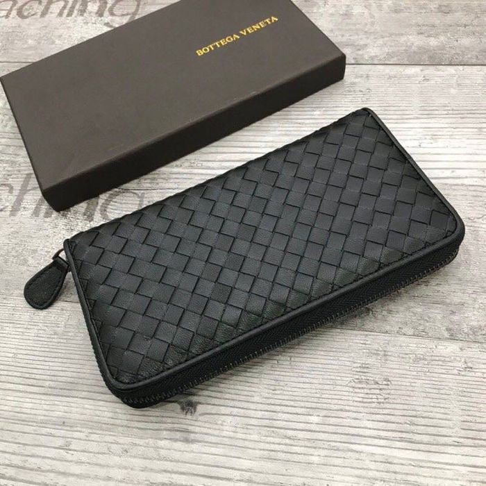 Клатч на молнии bottega veneta|гаманець,портмоне ботега шкіра