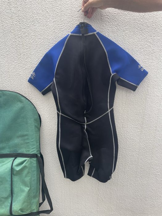 Prancha Bodyboard + Saco + Fato Originais Morey