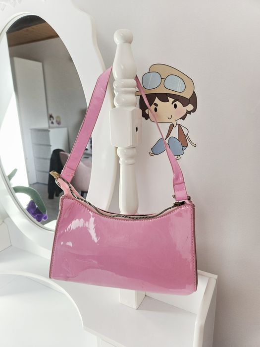 Mała torebka różowa ramiączko mini pretty bag cute loli japan style