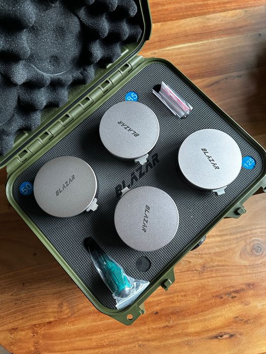 Set 4 szkieł Blazar Remus 1.5x Anamorphic | PL Mount | Silver Flare