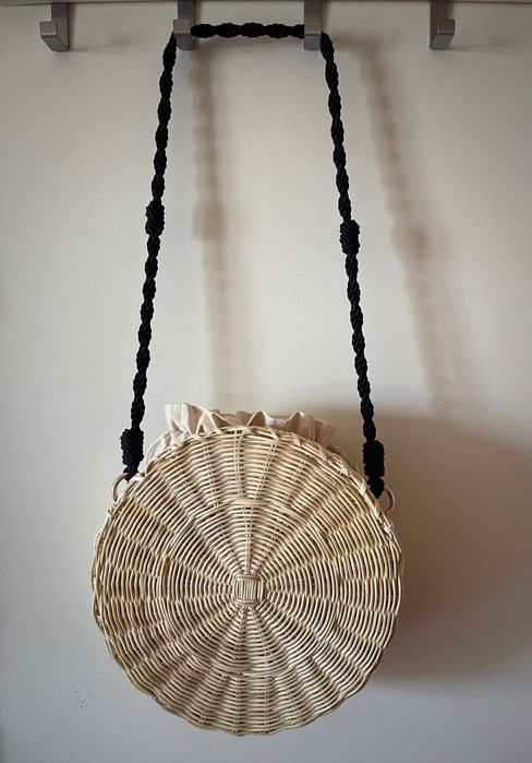 Bolsa de ráfia de Mango