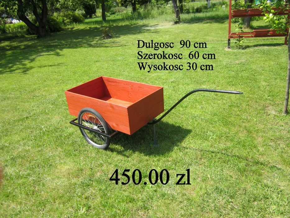 Wózek ogrodowy lub  do  roweru