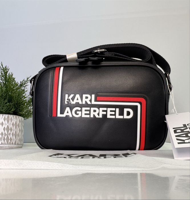 Сумка через плече, барсетка, сумка Karl Lagerfeld, бананка, шопер карл