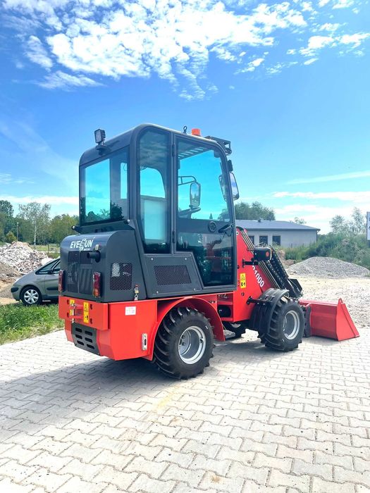 Nowa mini ładowarka kołowa teleskopowa EVERUN ER1000 NOWA 2025