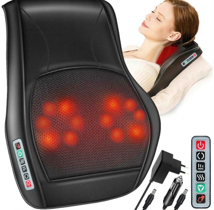 [NOWA] Elektryczna poduszka masująca PRO+ – relaks + Do AUTA