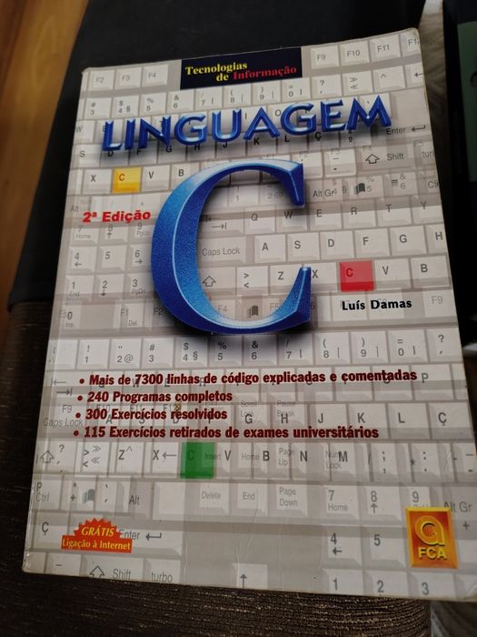 Livro "Linguagem C" de Luís Damas, 2ª Edição