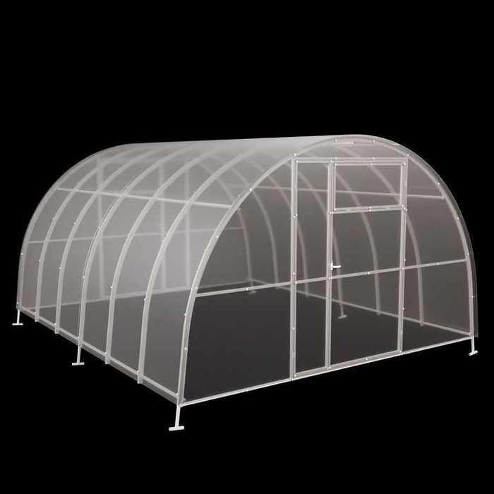 Szklarnia z poliwęglanu Tunel 3,5x2-12m profile 20x40 POLIWĘGLAN 4-8mm