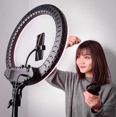 Кільцева LED лампа RL-18 45см пульт у комплекті