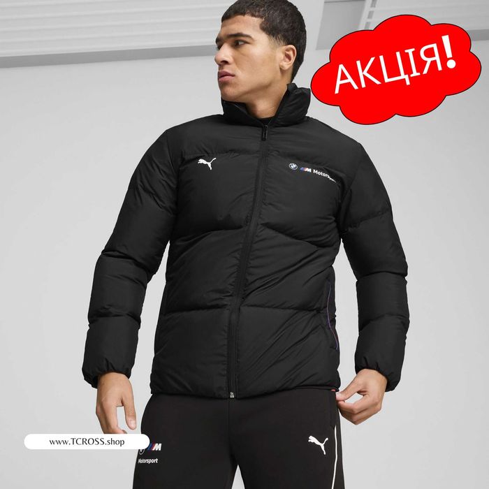 США‼️Зимняя Куртка Пуховик Puma BMW Motorsport (XS по 4XL) (627497-01)