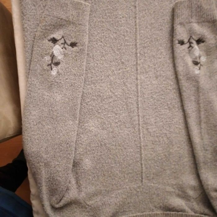 Sukienka Dam Elegancki sweter Blezer kardigan narzutka ciepły duży 44