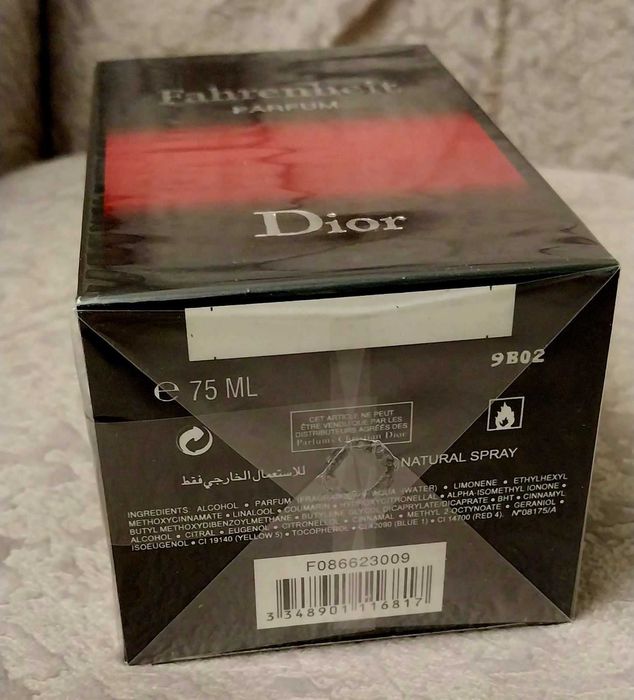 DIOR Fahrenheit мужской парфюм оригинал