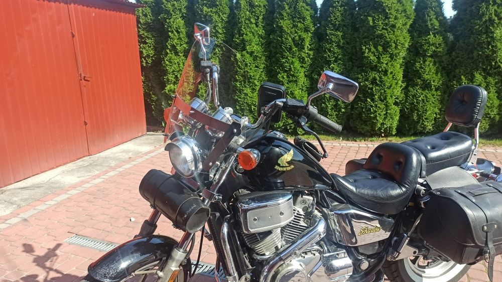 Szyba honda VT 700-800 gmole sakwy