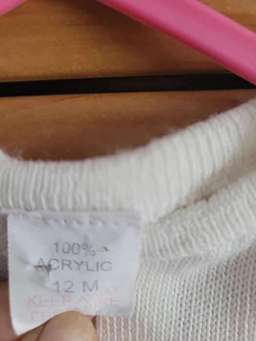 Sweterek chrzest wesele urodziny r. 80