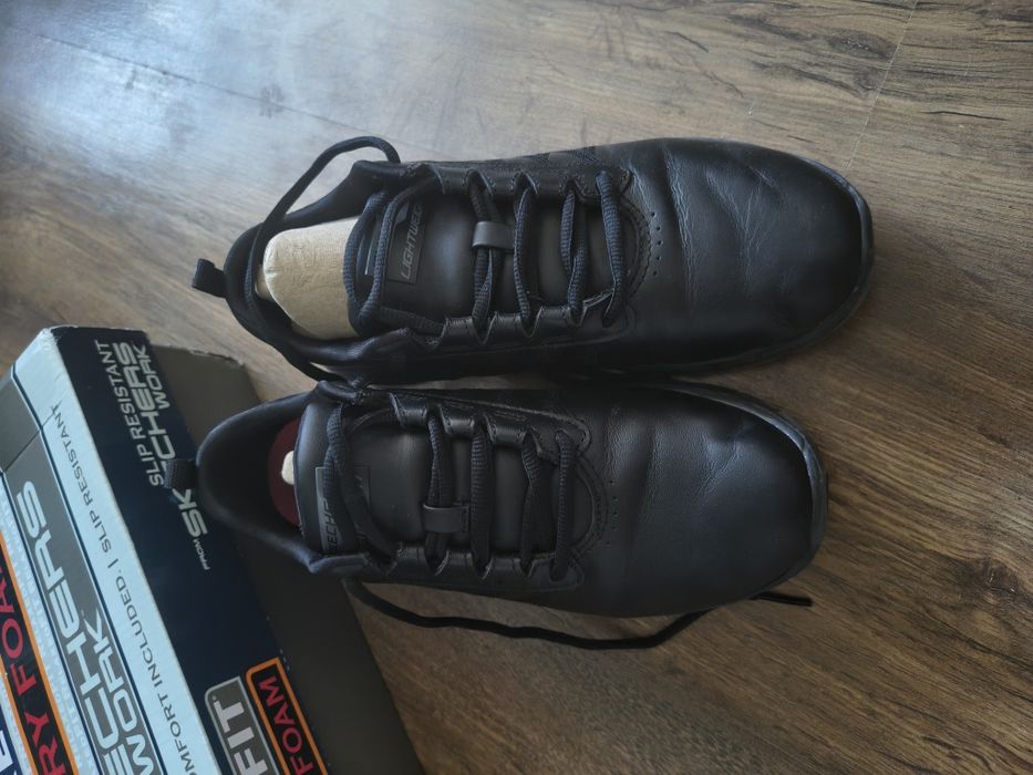 Skechers foam skórzane sportowe 39 adidasy buty 38.5 25.5 cm