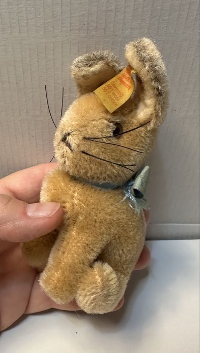 Peluches vintage Steiff, macaco, coelhos e urso