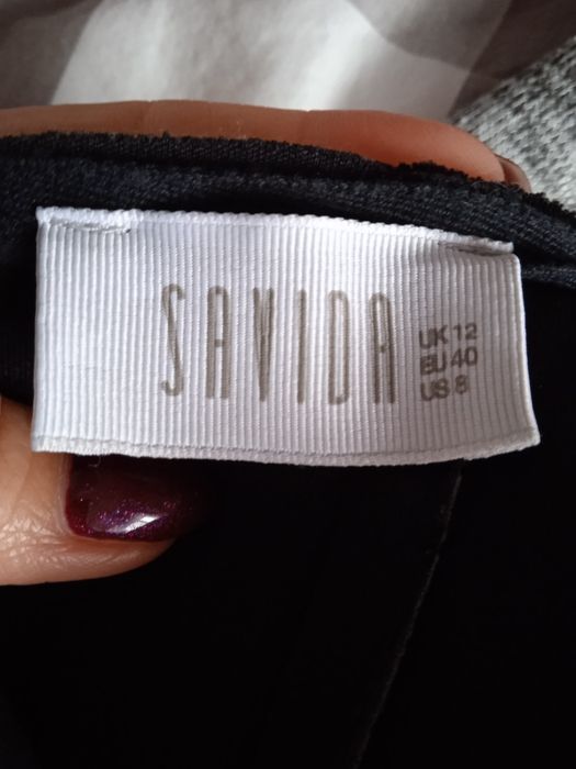 Mini piankowa spódnica gruba Savida 12