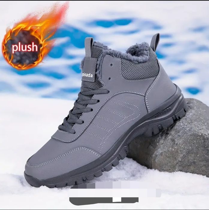 Męskie,zimowe buty outdoor ,antypoślizgowe