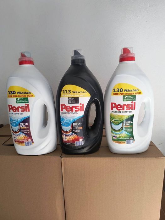 Trójpak - Persil 5,75 i 6l - 113 i 130 prań - różne rodzaje
