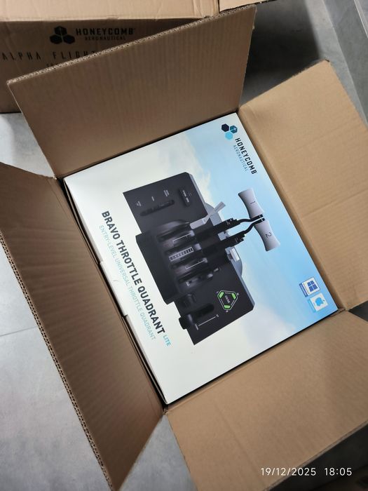 Quadrante Throttle Simulador Voo Honeycomb Bravo Lite