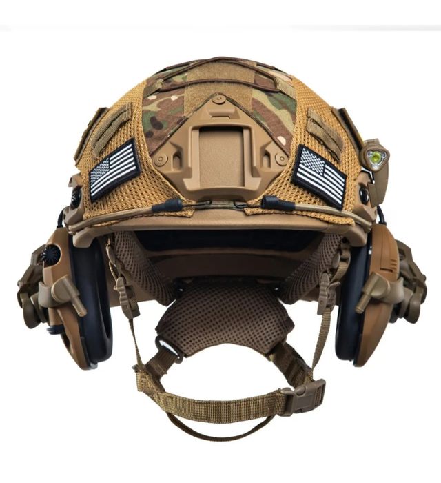 Балістичний військовий шолом FAST Helmet NIJ IIIA каска захисна койот