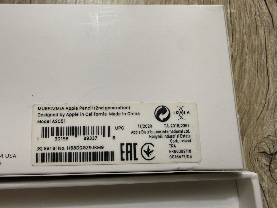 Apple Pecil 2, оригинал
