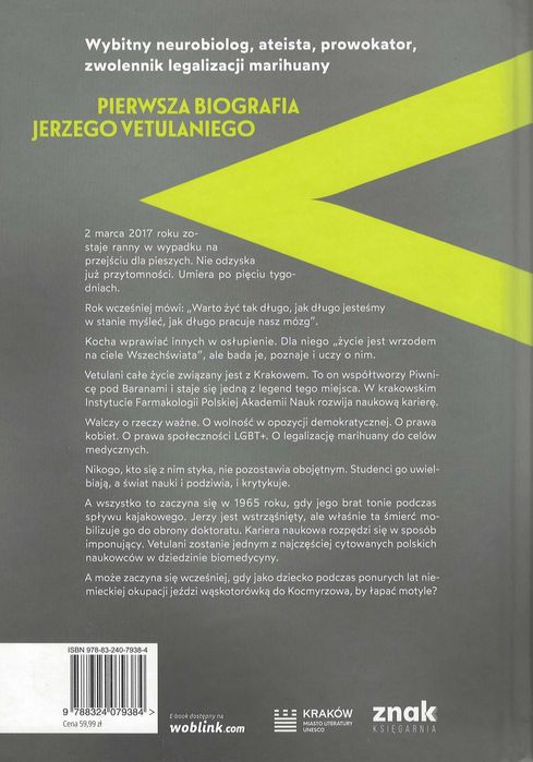 Vetulani. Piękny umysł, dzikie serce. Biografia. Katarzyna Kubasiewicz