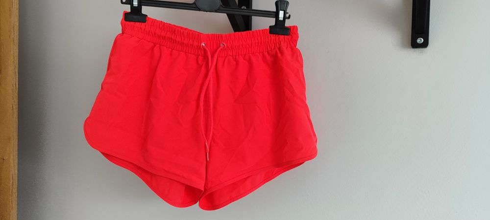 Spodenki sportowe plażowe damskie neon S 36