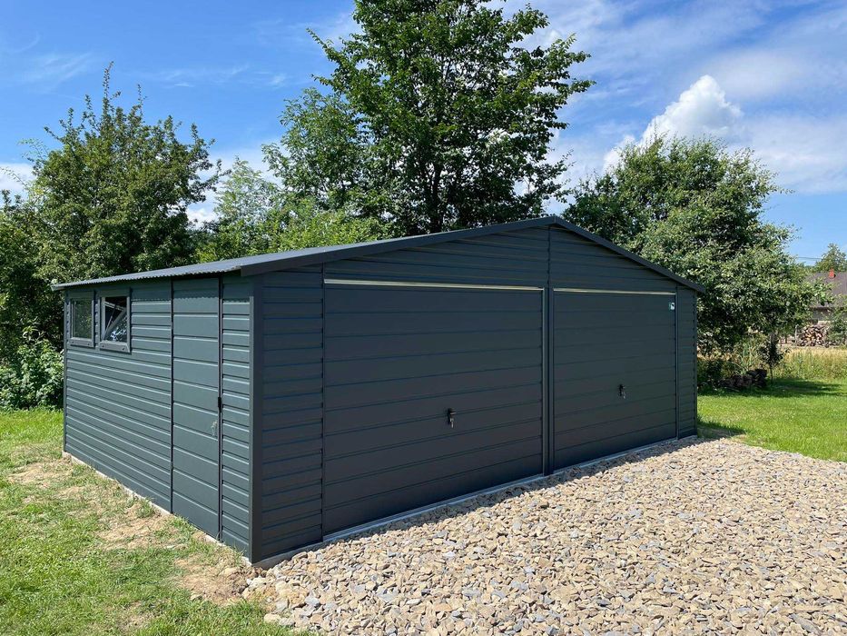 Garaż blaszany, wiata. WZMOCNIONY PROFILAMI. PRODUCENT. Cała Polska