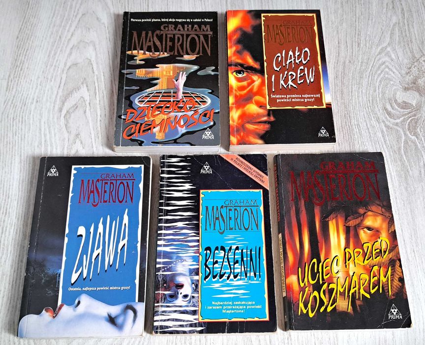 5x Masterton Uciec przed koszmarem Bezsenni  Dziecko ciemności  Zjawa