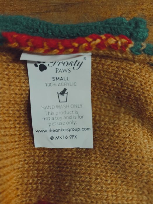 Зимний теплый свитер для собаки