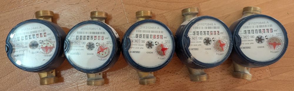Лічильники води B Meters повірені на 4 роки