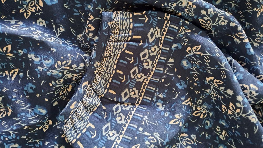 Літня блуза з рукавом тричверті