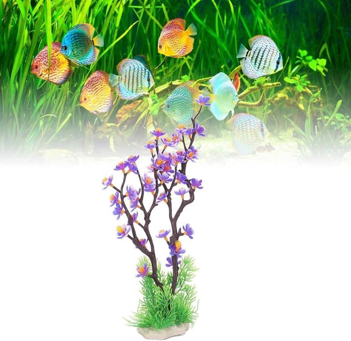 VOCOSTE Аквариумные украшения Искусственные растения 3 вида новые от