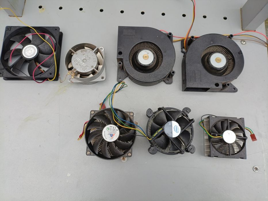 Кулеры, вентиляторы охлаждения