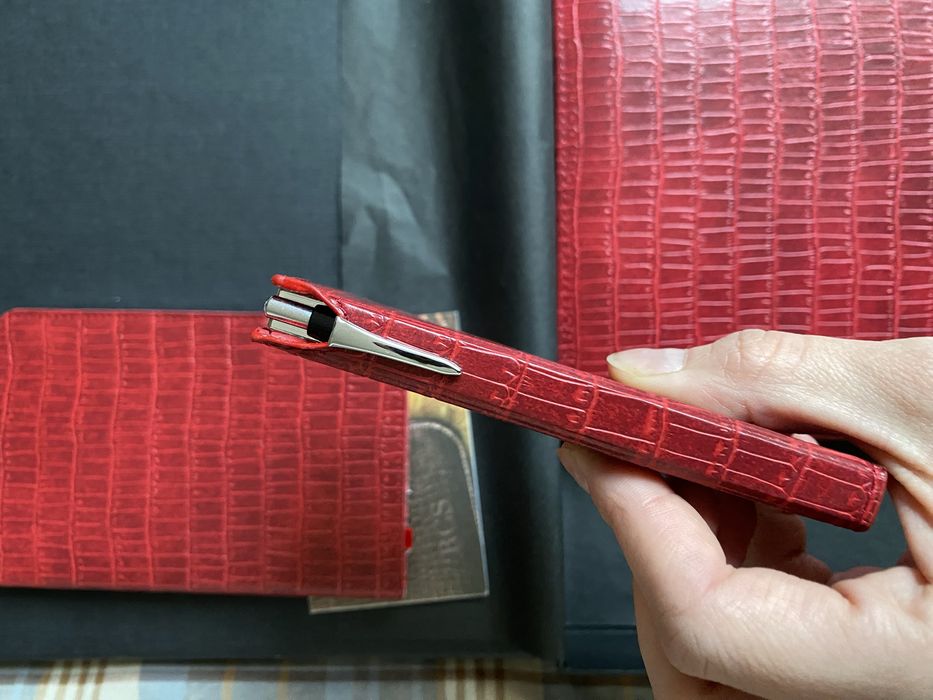 Elegancki zestaw notatnikow skorzanych