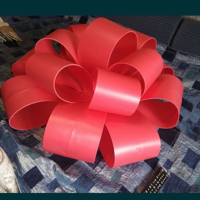 Бант на авто, машину, на подарок авто, большой красный, прокат. Днепр