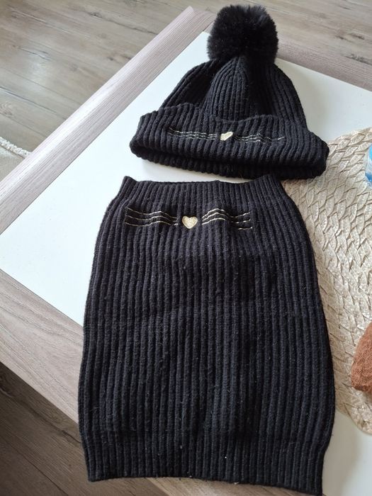 Komplet H&M czapka+komin
